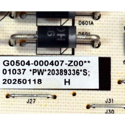 FUENTE DE PODER ORIGINAL PARA TV TCL / NUMERO DE PARTE G0504-000407 / G0101-000221 / 40-L20CA4-PWB1ZG / G0504-000407-Z00 / PANEL LVU750NDAL / DISPLAY JR745R3HD2Y / MODELO 75Q51K - Imagen 3