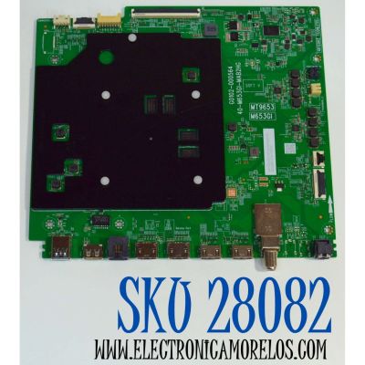 MAIN ORIGINAL PARA TV TCL 4K UHD HDR GOOGLE TV / NUMERO DE PARTE G0301-000613 / G0102-000564 / 40-M653GI-MAB2HG / MT9653 / M653GI / V8-T653T02-LF / G0301-000613-Z00 / G0301-000613-Z0S / PANEL LVU550NDAL / DISPLAY ST5461D20-9 V2.1 / MODELO 55Q77K / 55QM61K
