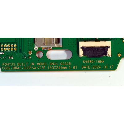 MAIN ORIGINAL PARA TV SAMSUNG 4K UHD HDR / NUMERO DE PARTE BN94-18568A / BN41-03315A / BN41-03315 / BN9418568A / PANEL CY-TF085RMAV1H / DISPLAY T850QVN04.H / BN96-60288A / MODELO QN85QN80FDFXZA / QN85QN80FDFXZA AA01 - Imagen 3