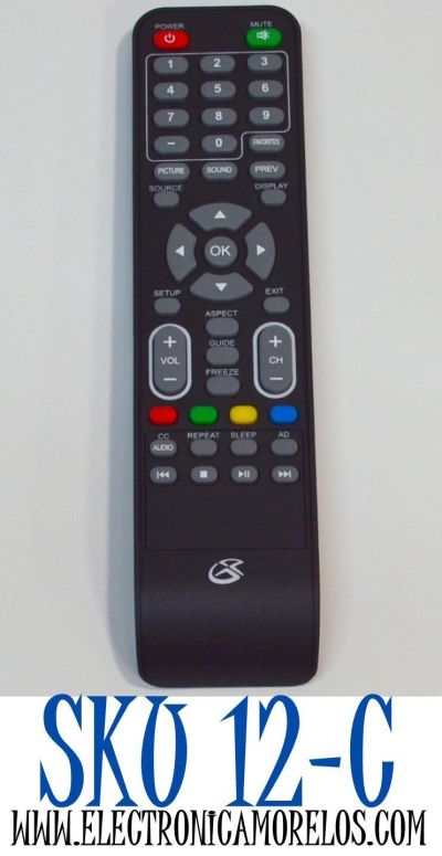 CONTROL REMOTO ORIGINAL PARA FUNCIONAR CON VARIOS MODELOS DE TV/DVD GPX / NUMERO DE PARTE SA-230 / YC-48A / WS-118 / A-TDE4074BP-REMOTE / MODELO TDE4074BP / TDE3274W / TDE3274BP / TDE2480 / TU4348B / TDE3274B / TDE4074BU / TDE4074R / TDE5074B / TD2420AB