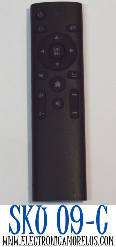 CONTROL REMOTO PARA EL CONTROL BASICO DE MENUS EN PROYECTORES INTELIGENTES CON SISTEMA OPERATIVO ANDROID COMPATIBLE CON VARIOS MINI PROYECTORES PORTATILES COMO EL XIAOMI MI SMART COMPACT PROJECTOR / TOPVISION JQ818B / RAYDEM RD-881 / GROVIEW RD881