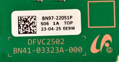 MAIN ORIGINAL PARA TV SAMSUNG 4K UHD HDR / NUMERO DE PARTE BN94-18618L / BN41-03323A / BN41-03323A-000 / BN9418618L / BN97-22051P / PANEL CY-QF055RLAV1H / DISPLAY T550QVN07.Y / BN96-60290A / MODELO QN55QN70FDXZA / QN55QN70FDXZA AA01 - Imagen 5