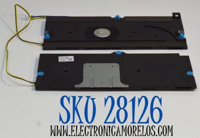 KIT DE BOCINAS ORIGINAL PARA TV SAMSUNG 2 PIEZAS / NUMERO DE PARTE BN96-60683B / BN63-21575A / BN63-21570A / BN63-21577A / BN63-21576A / LS03F / GC-1059RC / B75B20BJ07 / MODELO Q75LS03FWF