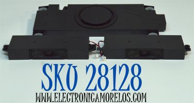 KIT DE BOCINAS ORIGINAL PARA TV PANASONIC 3 PIEZAS / NUMERO DE PARTE 42-WFB321 / 42-WFB330 / 42-WFB321-X6HX1HX / 42-WFB330-X4TX2HX / SKLS / MODELO TV-65W95APK