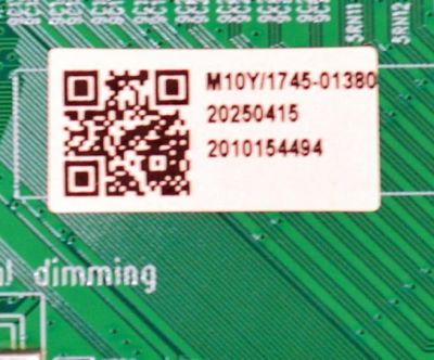 MAIN ORIGINAL PARA TV ONN ROKU 4K UHD HDR / NUMERO DE PARTE 515CT9640M10Y / AMT9640-ZC01-01 / M10Y/1745-01380 / 2010154494 / M25077-MU / PANEL JR745R3HC5K / DISPLAY JR745R3HC5K / BN96-58357A / MODELO 100044717 75" - Imagen 2