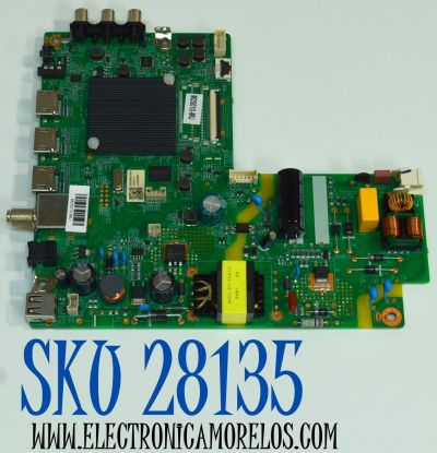 MAIN FUENTE COMBO ORIGINAL PARA TV ONN ROKU / NUMERO PARTE 515CT9501M26 / AMT9501-ZC01-01 / M26/3985-02937 / 2130006800 / M25010-MU / PANEL HV320WHB-F56 / DISPLAY HV320WHB-F56 REV.4.0 / MODELO 100012589 32"