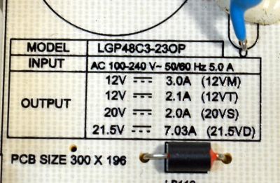 FUENTE DE PODER ORIGINAL PARA TV LG / NUMERO DE PARTE EAY65768829 / LGP18C3-23OP / EPCA26CC2A / 3PCR03221A / 65768829 / PANEL AC480AQL / MODELO OLED48C3PUA / OLED48C3PUA.DUSQLJR - Imagen 4