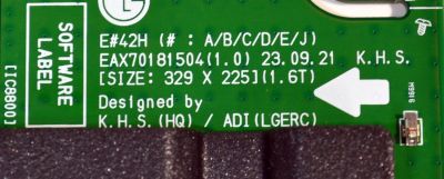 MAIN ORIGINAL PARA TV LG 4K UHD HDR SMART TV / NUMERO DE PARTE EBT67794902 / EAX70181504 / EAX70181504(1.0) / 67794902 / MODELO OLED77G4WUA / OLED77G4WUA.DUSQLJR - Imagen 2