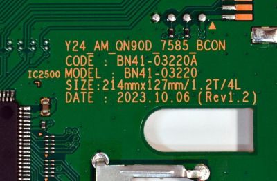 LED DRIVER ORIGINAL PARA TV SAMSUNG / NUMERO DE PARTE BN94-18330B / BN41-03220A / BN41-03220 / BN9418330B / BN97-21087B / MODELO QN75QN90DDFXZA / QN75QN90DDFXZA CB01 - Imagen 3