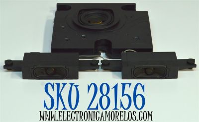 KIT DE BOCINAS ORIGINAL PARA TV TCL 3 PIEZAS / NUMERO DE PARTE 12302-500224 / G0202-000229 / BG521035-C1-X1 / B5218732-E1-X1 / MODELOS 55QM7K / 65QM7K / 75QM7K / 58S571F
