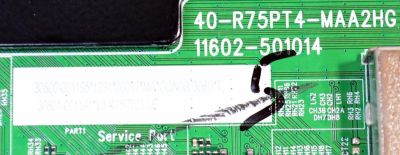 MAIN ORIGINAL PARA TV TCL QLED 4K UHD HDR GOOGLE TV / NUMERO DE PARTE 30800-001195 / 11602-501014 / 40-R75PT4-MAA2HG / R75PT4 / 30801-001191 / V8-R75PT01-LE / PANEL LVU550NDL / DISPLAY PT550GT08-1 VER.1.0 / MODELO 55Q651G - Imagen 2