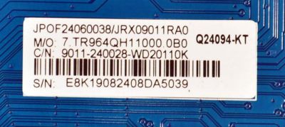 MAIN ORIGINAL PARA TV ONN ROKU 4K UHD HDR / NUMERO DE PARTE 9011-240028-WD20110K / CVR964_QH / 7.TR964QH11000.0B0 / Q24094-KT / JRX09011RA0 / 2483102310 / PANEL K500WDGF / DISPLAY ST4951D02-1 VER.2.1 / MODELO 100012585 50" - Imagen 3