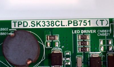 MAIN FUENTE COMBO ORIGINAL PARA TV ONN ROKU HD / NUMERO DE PARTE 9011-240038-VZ2010XK / TPD.SK338CL.PB751 (T) / Q23147-KT / CVTE9011ARA0 / S24090339 / 24A09S07386 / PANEL K320WDD1B / MODELO 100012589 32" - Imagen 2