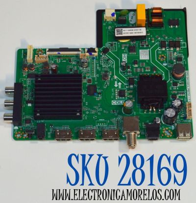 MAIN FUENTE COMBO ORIGINAL PARA TV ONN ROKU HD / NUMERO DE PARTE 9011-240038-VZ20112K / TPD.SK338CL.PB751 (T) / S24100388 / Q23166-KT / CVET9011ARA0 / 24B15S03072 / PANEL K320WDD1B / DISPLAY V320BJ8-Q01 REV.C1 / MODELO 100012589 32"