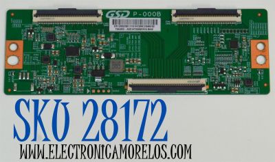 T-CON ORIGINAL PARA TV VIZIO / NUMERO DE PARTE T55UHD-ASS1 / GSD P-000B / ER1Z0020011101 / HCONC2046E02 / PANEL TPT550WR-QVN10.U / DISPLAY T550QVN10.B / MODELO V4K55M-0801 / V4K55M-0801 LTCWT1HB