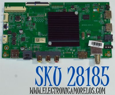 MAIN ORIGINAL PARA TV ONN ROKU 4K UHD HDR / NUMERO DE PARTE 515C90104M19Y / MT90104-ZC01-01 / M19Y/9196-03957 / 2010150557 / M24243-MU / DISPLAY HV650QUB-F71 / MODELO 100012587 65"