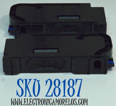 KIT DE BOCINAS ORIGINAL PARA TV SONY 2 PIEZAS / NUMERO DE PARTE 1016024 / 1016024 11 / 1016024 21 / 122H29 / 122H26 / MODELO XR-55A80K / XR-55A80CK