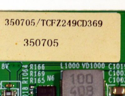 T-CON ORIGINAL PARA TV HISENSE / NUMERO DE PARTE 350705 / RSAG7.820.12944/ROH VER.B / TCFZ249CD369 / MODELO 55S75N / 55S7N - Imagen 2