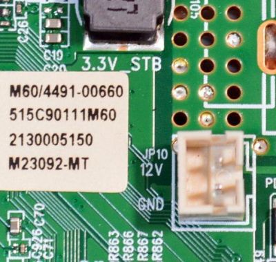 MAIN FUENTE COMBO ORIGINAL PARA TV ONN ROKU HD / NUMERO DE PARTE 515C90111M60 / MT90111-ZC01-01 / M60/4491-00660 / 2130005150 / M23092-MT / PANEL V320BJ9-Q01 / DISPLAY V320BJ9-Q01 REV.C1 / MODELO 100012589 32" - Imagen 2