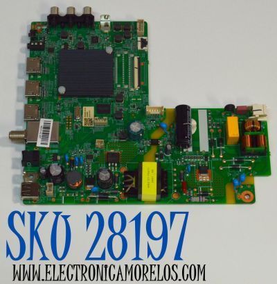 MAIN FUENTE COMBO ORIGINAL PARA TV ONN ROKU HD / NUMERO DE PARTE 515CT9501M09 / AMT9501-ZC01-01 / M09/9865-00729 / 2010141673 / M23142-MT / DISPLAY V320BJ9-Q01 REV.C1 / MODELO 100012589 32"