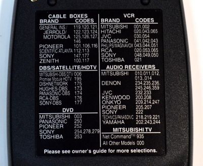 CONTROL REMOTO ORIGINAL MITSUBISHI PARA TELEVISORES CON FUNCIONES PARA TV GUIDE Y BOTONES DE CONTROL DE DISPOSITIVOS MULTIPLES CABLE/DVD/AUDIO/VCR/ NUMERO DE PARTE UR64EC2276-2 / EUR647023 / 290P122A20 / 290P098C20 / 290P122010 / 290P122B10 / 290P122C10 - Imagen 5