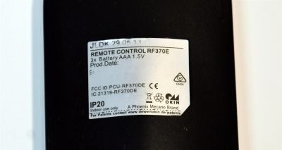 CONTROL REMOTO ORIGINAL MEMBERS MARK ERGOMOTION PARA UNA BASE DE CAMA AJUSTABLE / NUMERO DE PARTE RF370E / PCU-RF370DE / 21319-RF370DE / MMKDQ211203 / RF400A / MMKD-TL / MMKD2-TL / CUENTA CON BOTONES PARA FUNCIONES DE MASAJE Y UNA LUZ LED INCORPORADA - Imagen 3