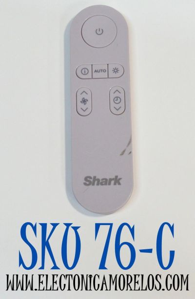CONTROL REMOTO PARA PURIFICADORES DE AIRE SHARK / NUMERO DE PARTE HE001REM / FA200 / MODELO HE400 / HE600 / HP300 / HP305 / HE400EU / HE600EU / HP300EU / HP100 / HP200 / HE401 / HE601 / HP102 / HP150 / HP302 / HP201 / COMPATIBLE CON VARIOS MODELOS 