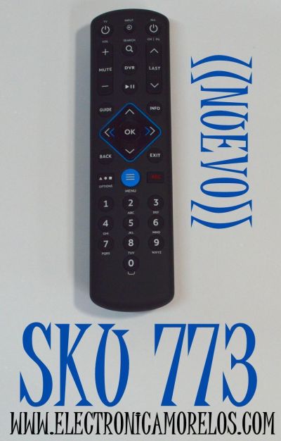 CONTROL REMOTO ORIGINAL NUEVO SPECTRUM / NUMERO DE PARTE SR-002-C / SR-002-R / SR-002-U / RC122 / URC1160 / COMPATIBLE CON DECODIFICADORES DE CABLE TIME WARNER / BRIGHTHOUSE / CHARTER / SE PUEDE PROGRAMAR PARA FUNCIONES BASICAS DE TV / BARRAS DE SONIDO