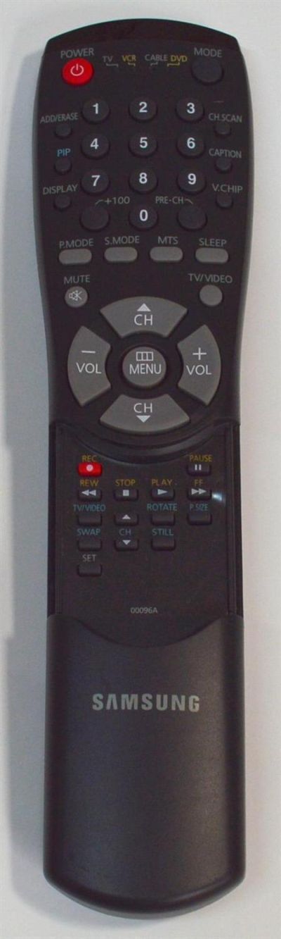 CONTROL REMOTO ORIGINAL NUEVO SAMSUNG PARA TV, DVD,VCR.  / NUMERO  DE PARTE AA64-50233 / TM-57 /AA59-00325 / TM59-10095T /31T-016 / 00096A / 00141A / AK59-00084A / COMPATIBLE CON PANTALLAS SAMSUNG ANALOGICAS Y DIGITALES - Imagen 4
