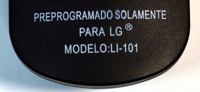 CONTROL REMOTO ORIGINAL NUEVO PARA TV LG / NUMERO DE PARTE LI-101 / ESTA PREPROGRAMADO SOLAMENTE PARA TELEVISORES LG  - Imagen 3