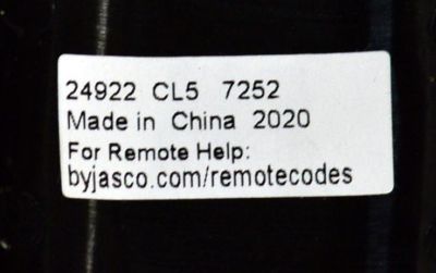 CONTROL REMOTO ORIGINAL GE / NUMERO DE PARTE 24922 / 34459 / 25008 / 24922 CL5 7252 / PUEDE CONTROLAR MULTIPLES DISPOSITIVOS DE AUDIO Y VIDEO COMO TV / BLU-RAY/DVD / DVR / RECEPTORES DE CABLE/SATELITE / BARRAS DE SONIDO / REPRODUTORES MULTIMEDIA - Imagen 4