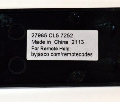 CONTROL REMOTO ORIGINAL GE PARA FUNCIONAR HASTA 4 COMPONENTES DIFERENTES INCLUYENDO TV / CBL/SAT / DVD / VCR / AUX / NUMERO DE PARTE 27985 / 27985 CL5 / 34708 / 40081 / 48844 / 91925 / 33709 / 24993 - Imagen 3