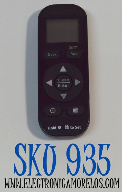 CONTROL REMOTO ORIGINAL PARA ASPIRADORA ROBOT SHARK ION / NUMERO DE PARTE RVRMT700 / MODELO RV700 / RV700N / RV720N / RV725N / RV720