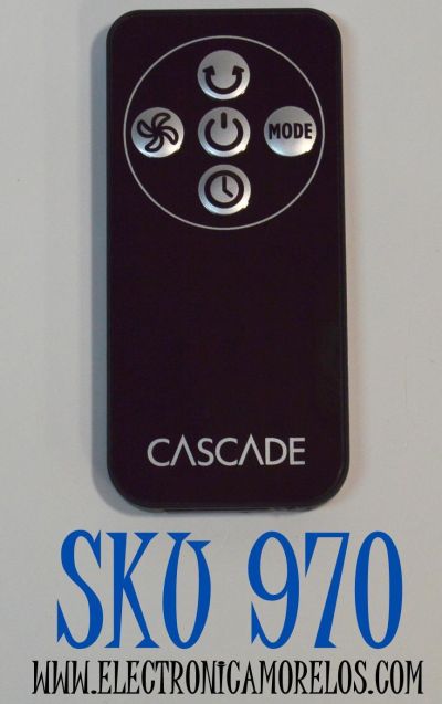 CONTROL REMOTO ORIGINAL PARA UN VENTILADOR DE TORRE CASCADE / NUMERO DE PARTE M02999900152 / MK-TF0001 / COMPATIBLE CON EL VENTILADOR DE TORRE SUNTER DE 40 PULGADAS 