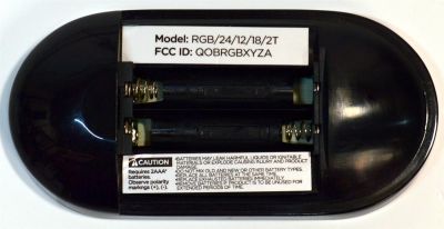 CONTROL REMOTO PARA USARSE CON LAS LUCES DE CAFE Y  LUCES DE PAISAJE ENBRIGHTEN SEASONS / PERMITE SELESCCIONAR COLORES SOLIDOS INDIVIDUALES / NUMERO DE PARTE RGB24 / RGB12 / RGB18 / RGB2T / Q0BRGBXYZA / 39112 / 37790/ 37791/ 41012 / 41015 / 41014 / 41366 - Imagen 2