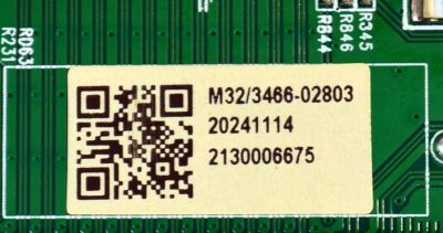 T-CON ORIGINAL PARA TV ONN / NUMERO DE PARTE 513C75A0M32 / TV75A0-ZC-01(C) / M32/3466-02803 / 2130006675 / 303C75A0233 / PANEL JR645R3HD1K / MODELO 100012587 65" - Imagen 2
