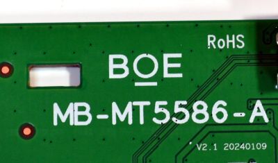 MAIN ORIGINAL PARA TV VIZIO 4K UHD HDR SMARTCAST / NUMERO DE PARTE 21201-04297 / MB-MT5586-A / 4700024579 / PANEL BOEI650WQ1 / DISPLAY HV650QUB-F72 REV.1.0 / MODELO V4K65M-0804 / V4K65M-0804 LBVFT5HA - Imagen 3