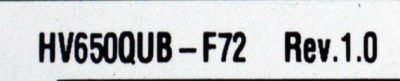 MAIN ORIGINAL PARA TV VIZIO 4K UHD HDR SMARTCAST / NUMERO DE PARTE 21201-04297 / MB-MT5586-A / 4700024579 / PANEL BOEI650WQ1 / DISPLAY HV650QUB-F72 REV.1.0 / MODELO V4K65M-0804 / V4K65M-0804 LBVFT5HA - Imagen 2