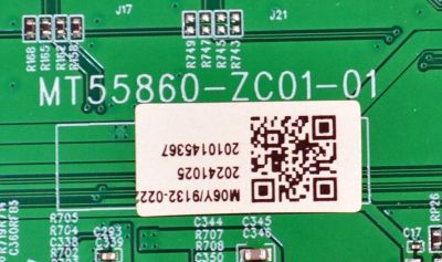 MAIN ORIGINAL PARA TV VIZIO 4K UHD HDR SMARTCAST / NUMERO DE PARTE 515C55860M06Y / MT55860-ZC01-01 / M06Y/9132-0222 / 2010145367 / DISPLAY JR645R3HA3L / MODELO V4K65M-0810 - Imagen 3