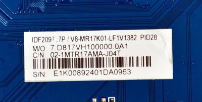 MAIN ORIGINAL NUEVA PARA TV JVC 4K UHD HDR RKO TV / NUMERO DE PARTE 02-1MTR17AMA-J04T / CV817-VH / 7.D817VH100000.0A1 / V8-MR17K01-LF1V382 / PANEL LVU550CSDX / DISPLAY ST5461D12-6 VER.2.2 / MODELO SI55URF - Imagen 3