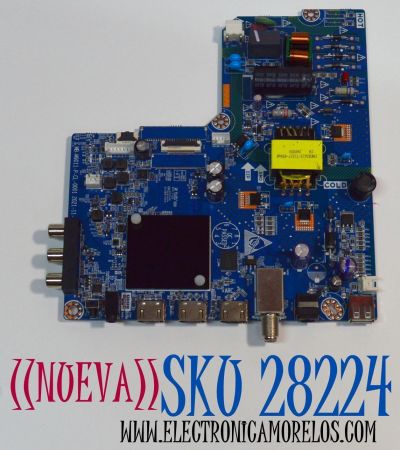 MAIN FUENTE COMBO ORIGINAL NUEVA PARA TV DAEWOO ROKU TV / NUMERO DE PARTE MB-M9011-P-CL-0001 / MBA-RKM9011-FC-A0005-03 / 18134210034 / 2E08815A0 / MODELO DAW32R