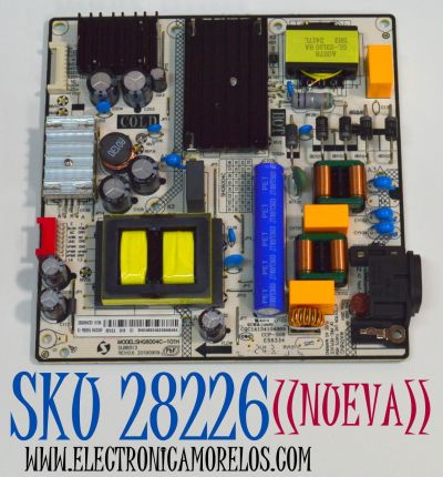 FUENTE DE PODER ORIGINAL NUEVA PARA TV JVC / NUMERO DE PARTE 81-PBE055-H4C83AP / SHG6004C-101H / DLBB513 / SHG6004C83-101HA / CQC14134104969 / MODELO SI58URF