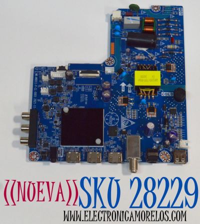 MAIN FUENTE COMBO ORIGINAL NUEVA PARA TV ATVIO HD ROKU TV / NUMERO DE PARTE  MB-M9011-P-CL-0001 / MBA-RKM9011-FC-A0005-03 / 950105114 / 18134210034 / 2E08815A0 / PANEL C320Y20-G5 / MODELO ARK3216ILED