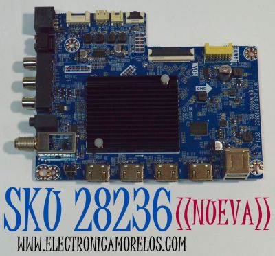 MAIN ORIGINAL NUEVA PARA TV ATVIO 4K UHD HDR ROKU TV / NUMERO DE PARTE JUC7.820.00293822 / RK.M9010-UC / 850310725 / JUC6.690.00294776 / 18134210034 / 2E08922C0 / PANEL C550Y20-G5 / MODELO ATV5523KR