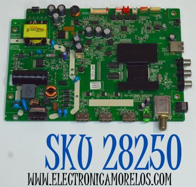 MAIN FUENTE COMBO ORIGINAL PARA TV TCL HD ROKU TV / NUMERO DE PARTE GTC000210A / 40-UX38M0-MAD2HG / UX38M0 / V8-UX38001-LF1V025(K2) / PANEL LVW320CS0T E217 / DISPLAY ST3151A05-8 VER.2.1 / MODELO 32S3800