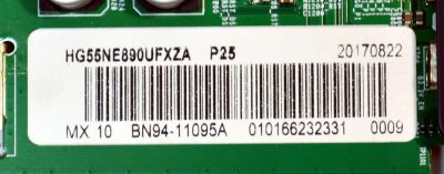 MAIN ORIGINAL PARA TV SAMSUNG 4K UHD SMART TV / NUMERO DE PARTE BN94-11095A / BN41-02545B / BN41-02545 / BN9411095A / PANEL CY-KK055HGLV8H / DISPLAY LSF550FN08-L14 / BN96-39045A / MODELO HG55NE890UFXZA / HG55NE890UFXZA FA01 - Imagen 4