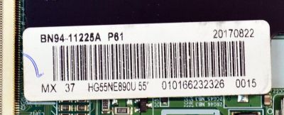 T-CON ORIGINAL PARA TV SAMSUNG / NUMERO DE PARTE BN94-11225A / BN41-02492B / BN41-02492 / BN97-11274A / BN9411225A / PANEL CY-KK055HGLV8H / DISPLAY LSF550FN08-L14 / MODELO HG55NE890UFXZA / HG55NE890UFXZA FA01 - Imagen 3