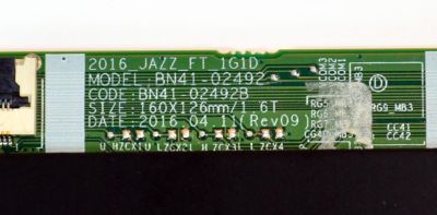 T-CON ORIGINAL PARA TV SAMSUNG / NUMERO DE PARTE BN94-11225A / BN41-02492B / BN41-02492 / BN97-11274A / BN9411225A / PANEL CY-KK055HGLV8H / DISPLAY LSF550FN08-L14 / MODELO HG55NE890UFXZA / HG55NE890UFXZA FA01 - Imagen 2