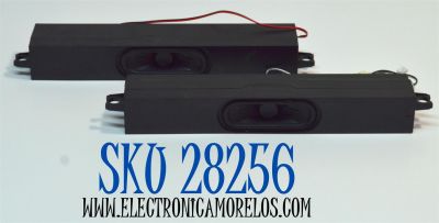 KIT DE BOCINAS ORIGINAL PARA TV TCL 2 PIEZAS / NUMERO DE PARTE TASSJ / 241016 / 241014 / MODELO 85S410R