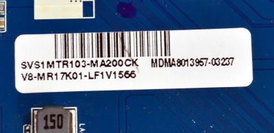 MAIN ORIGINAL PARA TV PHILIPS 4K UHD HDR ANDROID TV / NUMERO DE PARTE SVS1MTR103-MA200CK / CV817-VH / V8-MR17K01-LF1V1565 / MDMA8013957-03237 / PANEL LVU550CSDX E1006 / T8-55D6171-LPFY008 / DISPLAY ST5461D12-6 VER.2.2 / MODELO 55PUL7973/F7 - Imagen 3